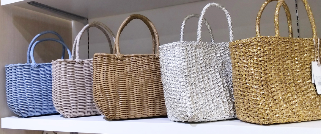 これからの季節に！カゴバッグ