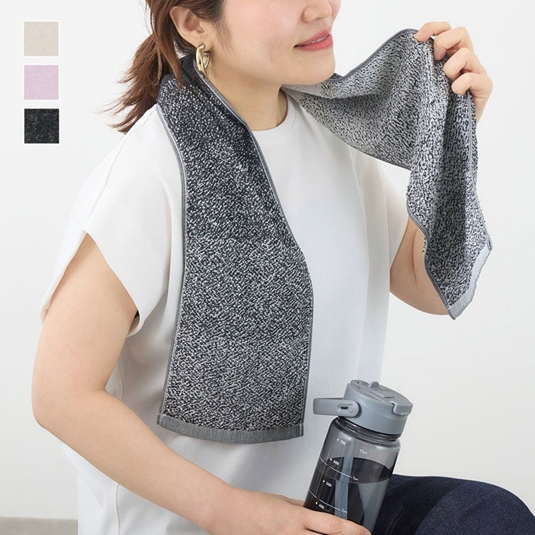 触ると冷たいマフラータオル グラデーション 16×105cm