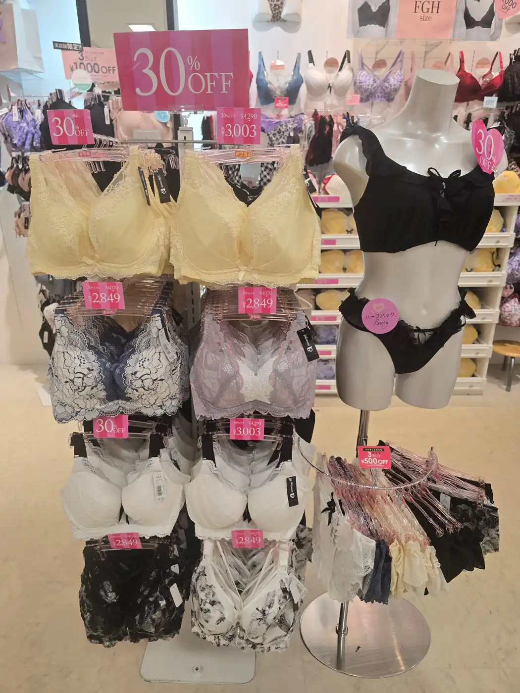 グラマラスサイズ(FGH)一部30%OFF