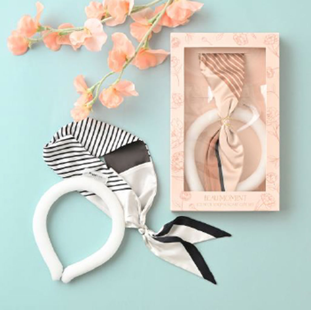 ビューモマン アイスネックループ＆スカーフギフトセット