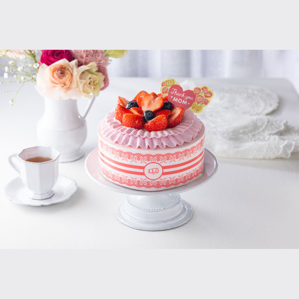 母の日 フラワーショートケーキ