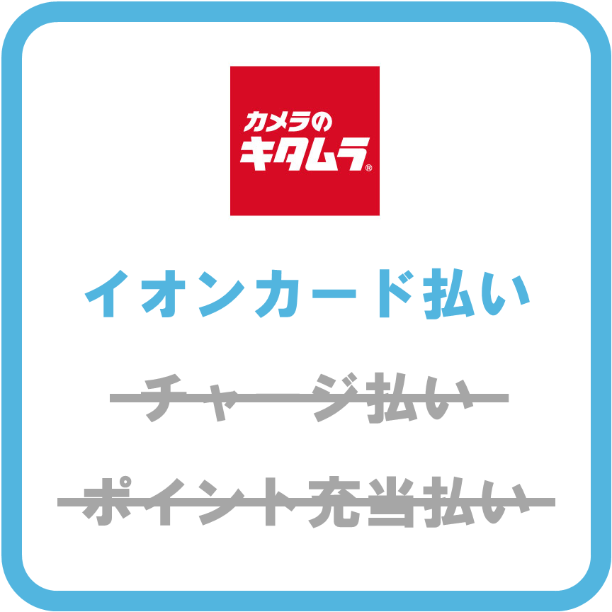 AEON Payカメラのキタムラ