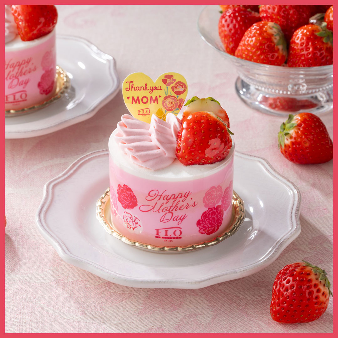 母の日一輪のカーネーションケーキ	本体価格790円（税込799円）