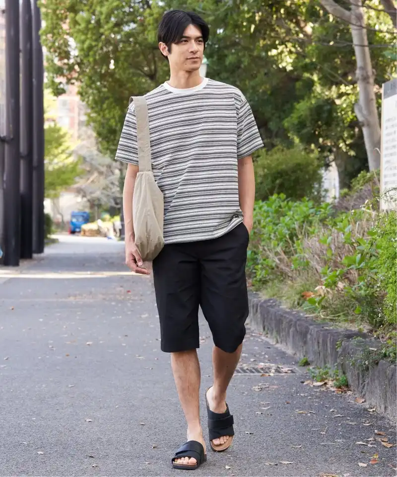 オススメ　コットンドロストボーダーTシャツ