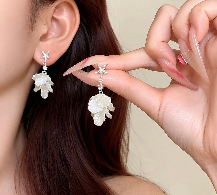 ニュース｜ショップニュース｜スターフィッシュ×シェルフラワーピアス