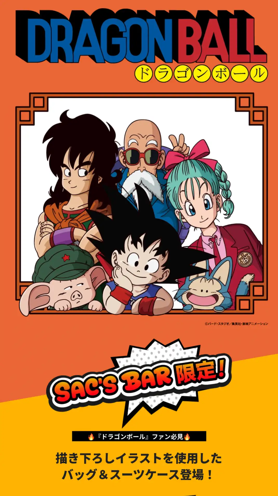 ☆ドラゴンボールのBag 新入荷！