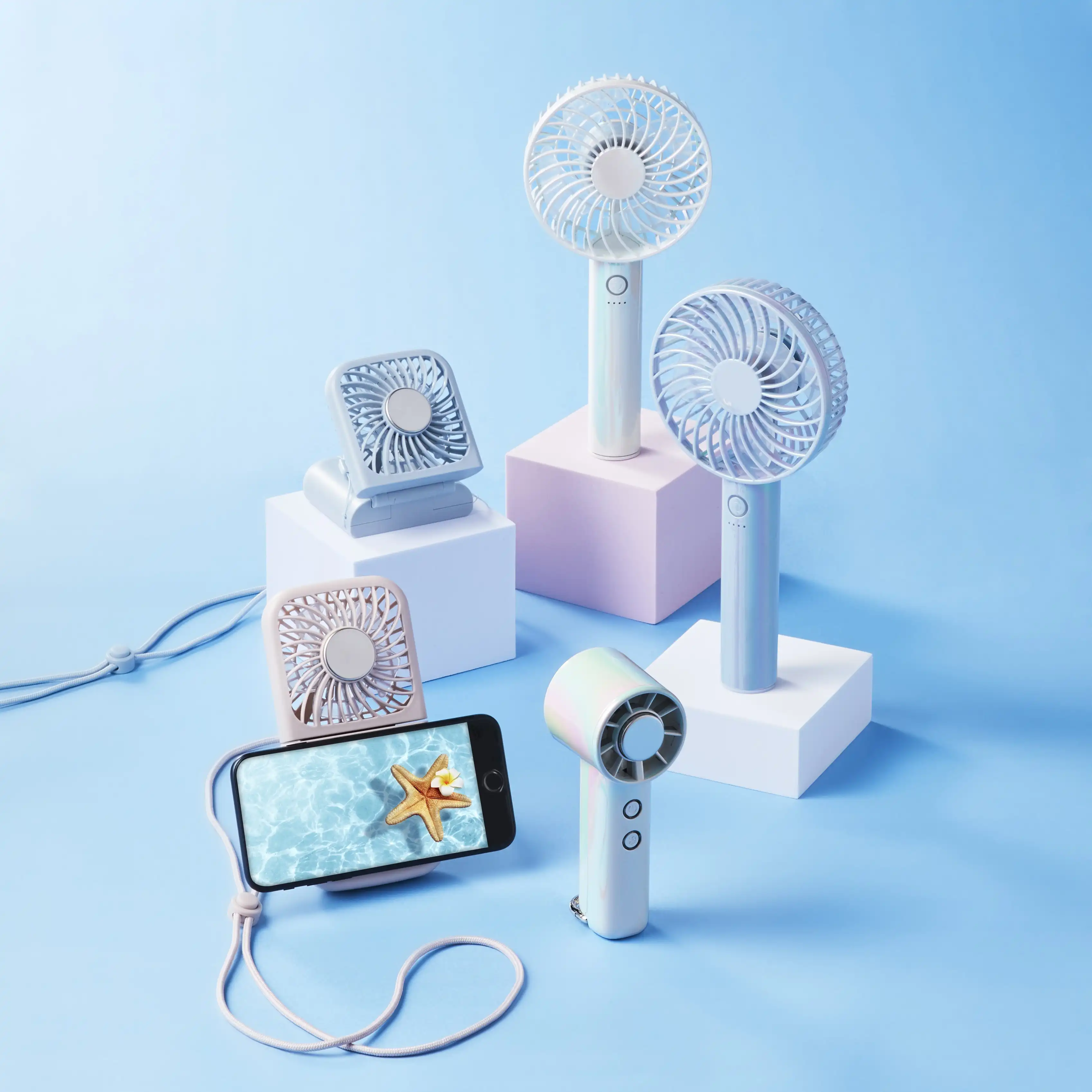 夏のお出かけにオススメなハンディファン♪