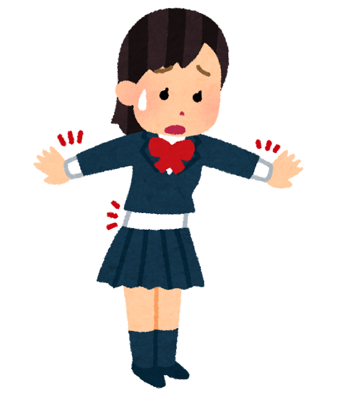 学生スカート最短当日仕上げ