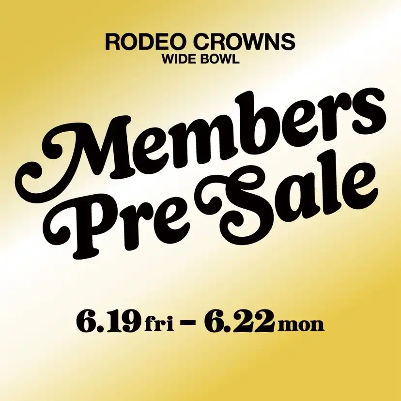 MEMBERS PRE SALE