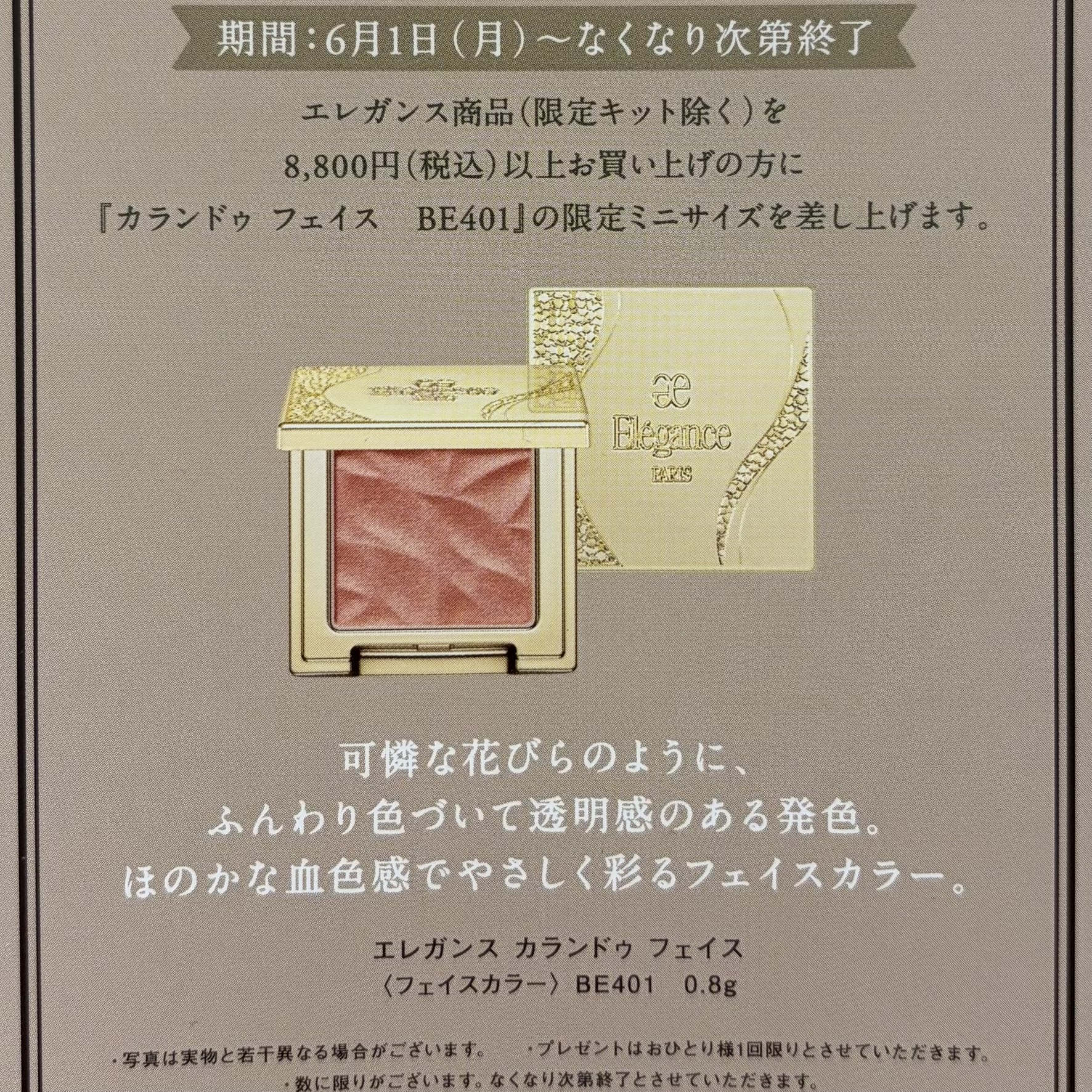 エレガンスキャンペーン