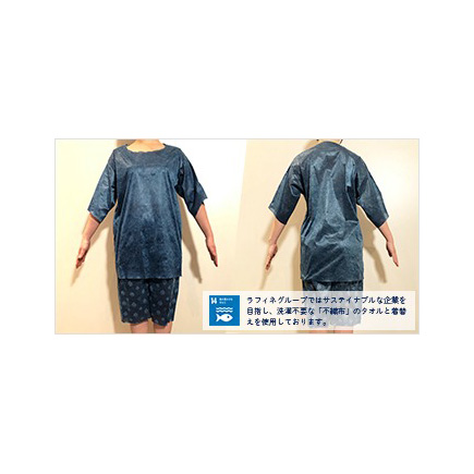 不織布お着替え（上）Tシャツ（下）ハーフパンツ