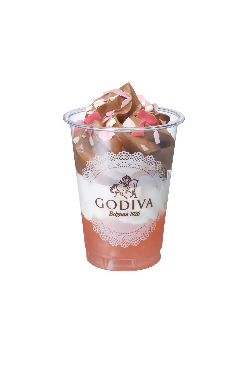 季節限定　白桃ダークチョコ　ソフトクリーム　発売！