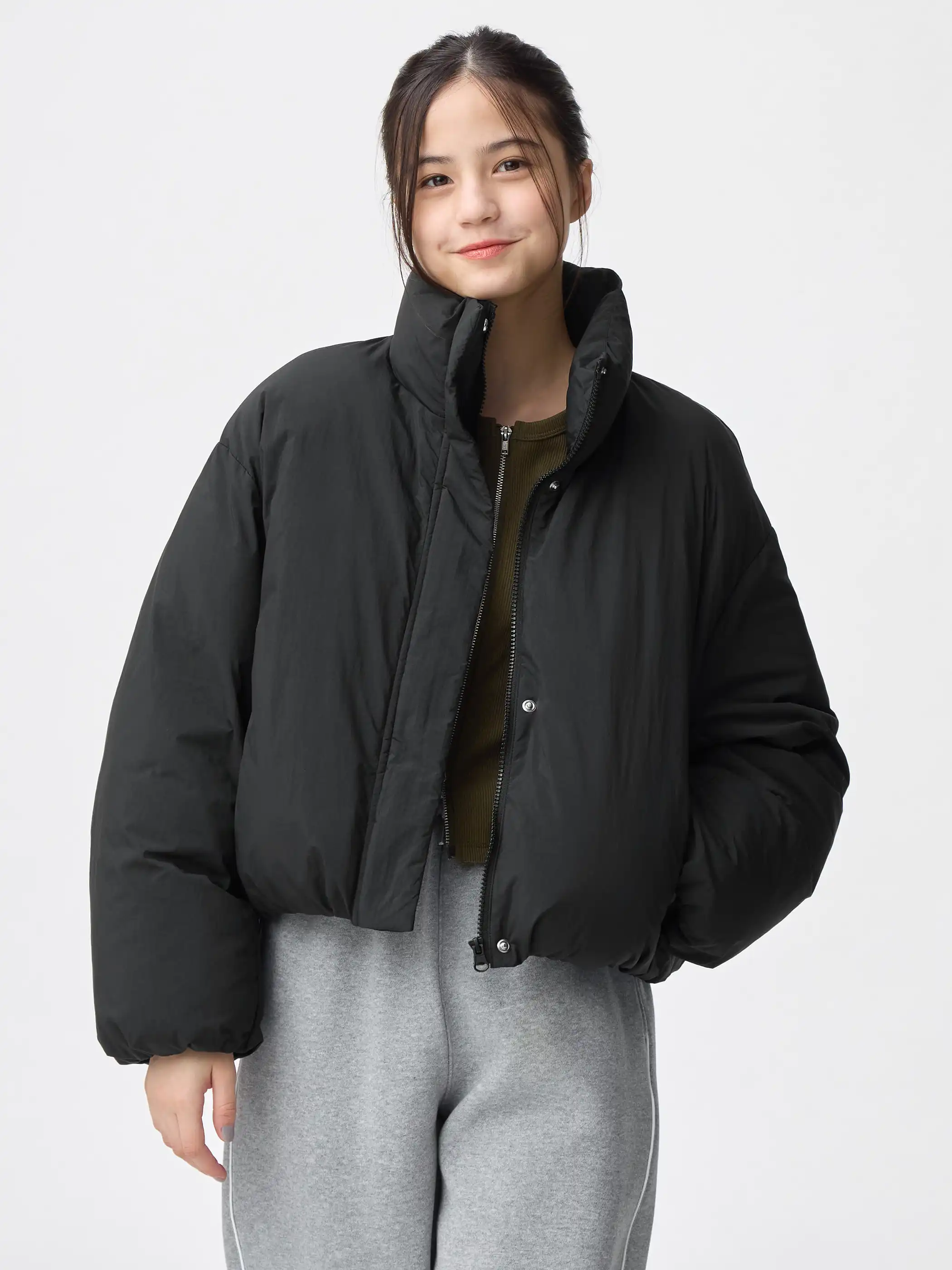 ウォームパデッドクロップドブルゾン