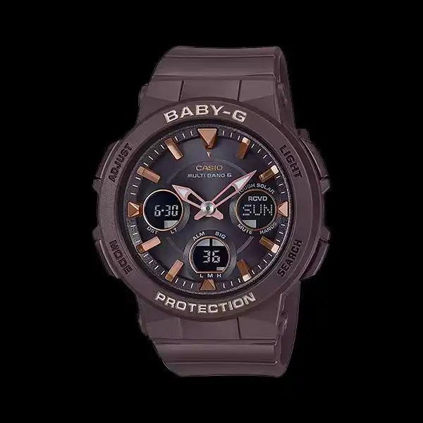 【BABY-G】大人の抜け感を演出するショコラブラウン電波ソーラー「BGA-2510-5AJF」
