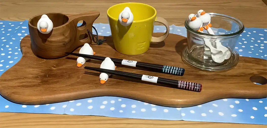 ぽちゃっとしたあひる