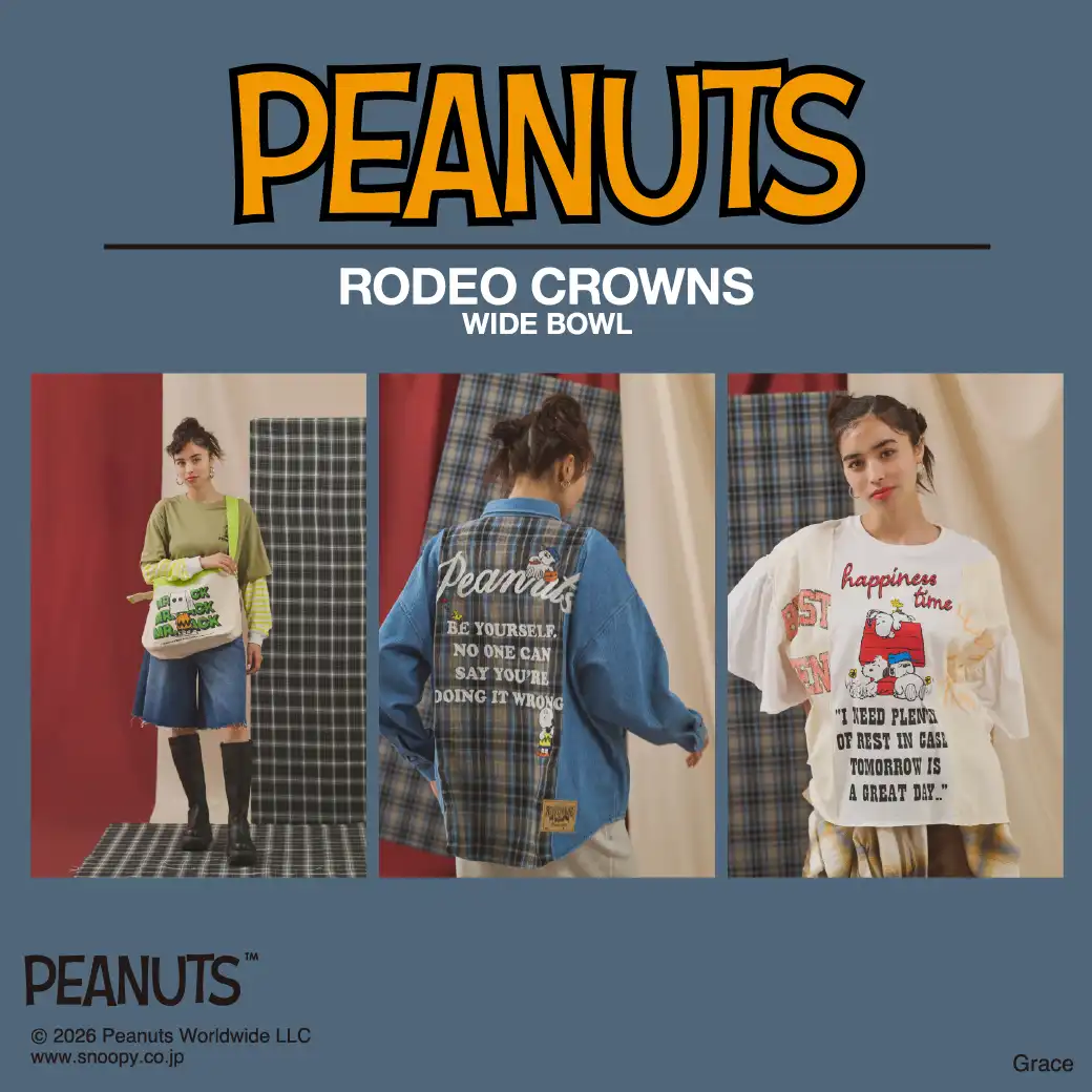 PEANUTSコラボ発売！