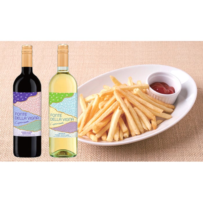 「フライドポテト+ワインセット」税込1,040円