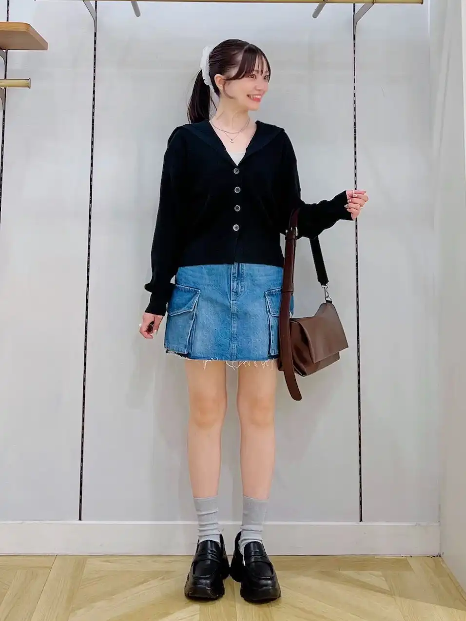 トレンド感たっぷりのカーゴミニスカート♡