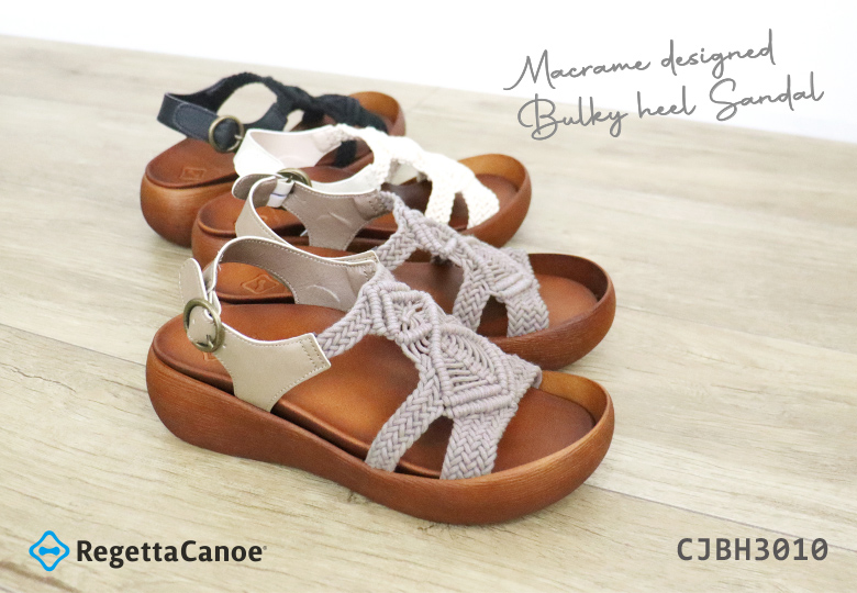 毎年完売！マクラメ編みサンダル新色入荷♪