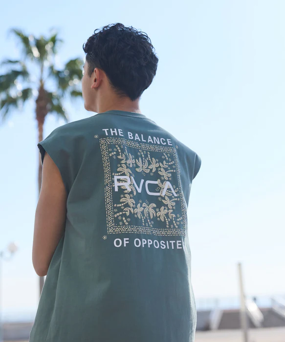RVCA メンズ EXOTIC BOX TT タンクトップ