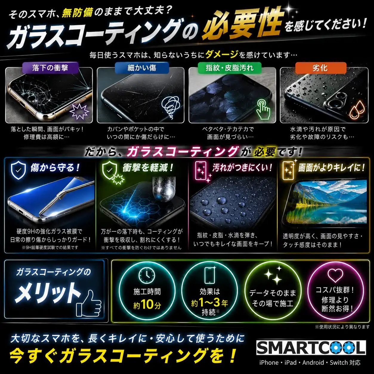 ガラスコーティングには良いことたくさん！