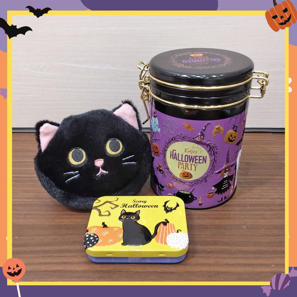 クロネコモチーフのハロウィンお菓子