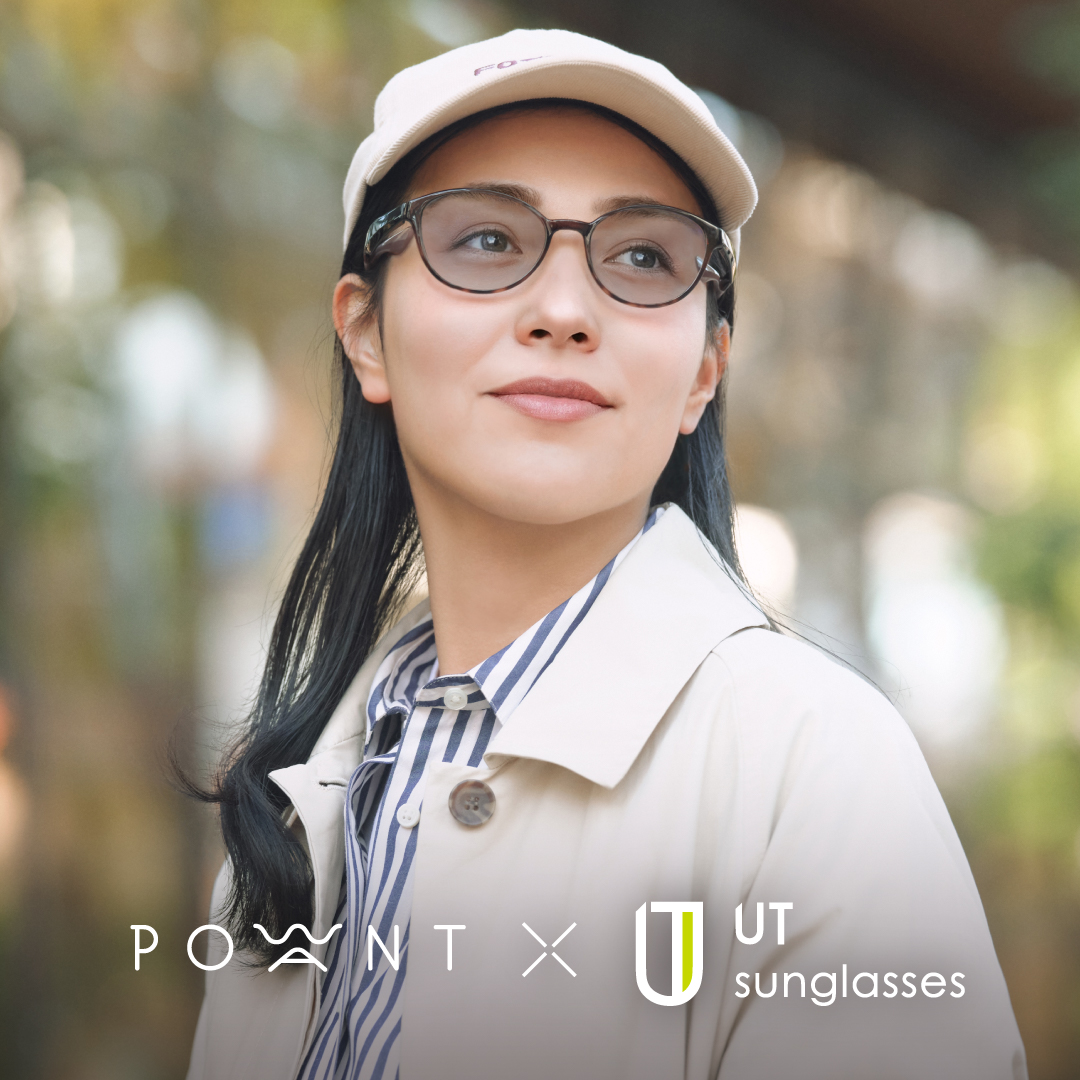 鼻パットなしサングラス「UT sunglasses」から、パリミキ限定POWANTコラボモデル登場!