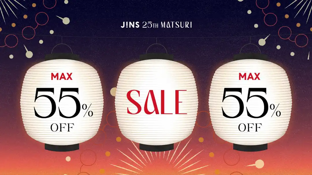 JINS 25TH MATSURI 第三弾スタート!