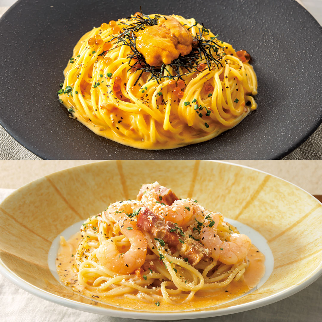 うにといくらの濃厚うにクリームソース