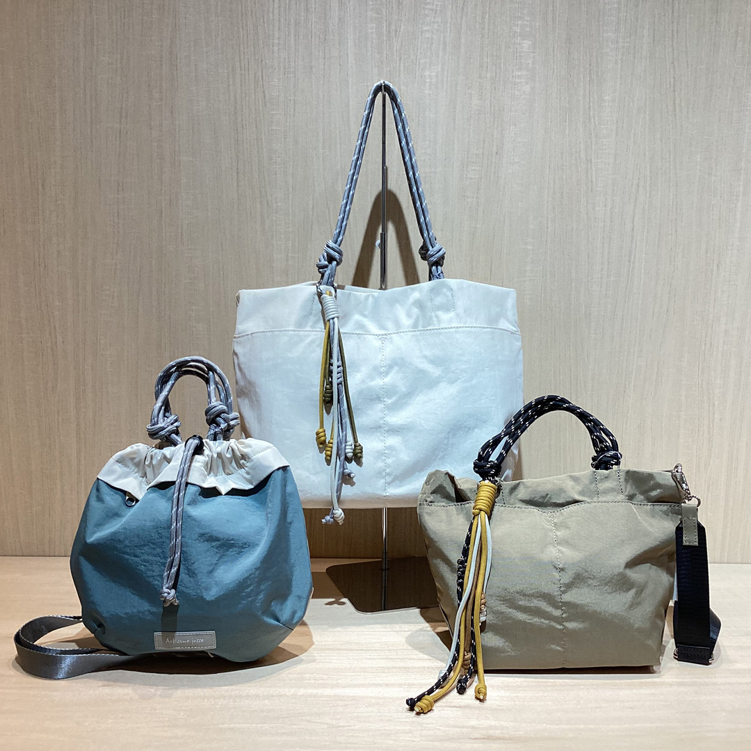 アルティザンヌジョゼ A4トート、	アルティザンヌジョゼ 2wayハンド、アルティザンヌジョゼ バイカラー巾着ショルダー