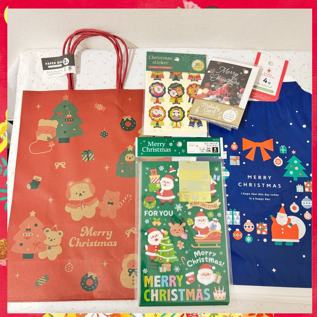 クリスマスラッピング用品
