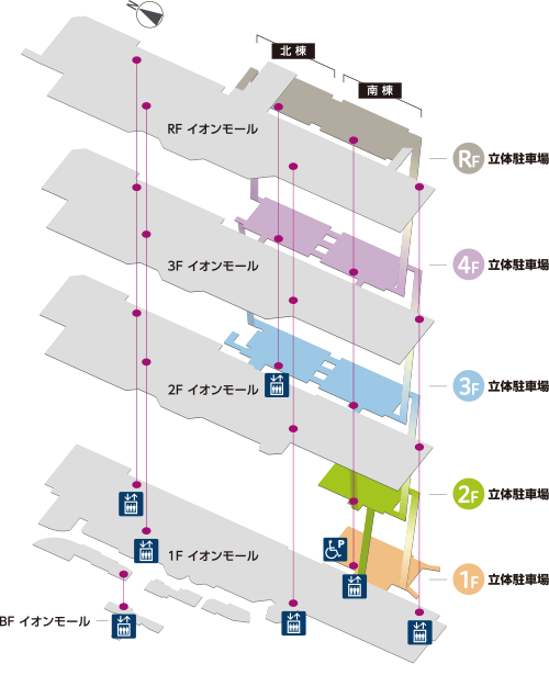 立体駐車場マップ