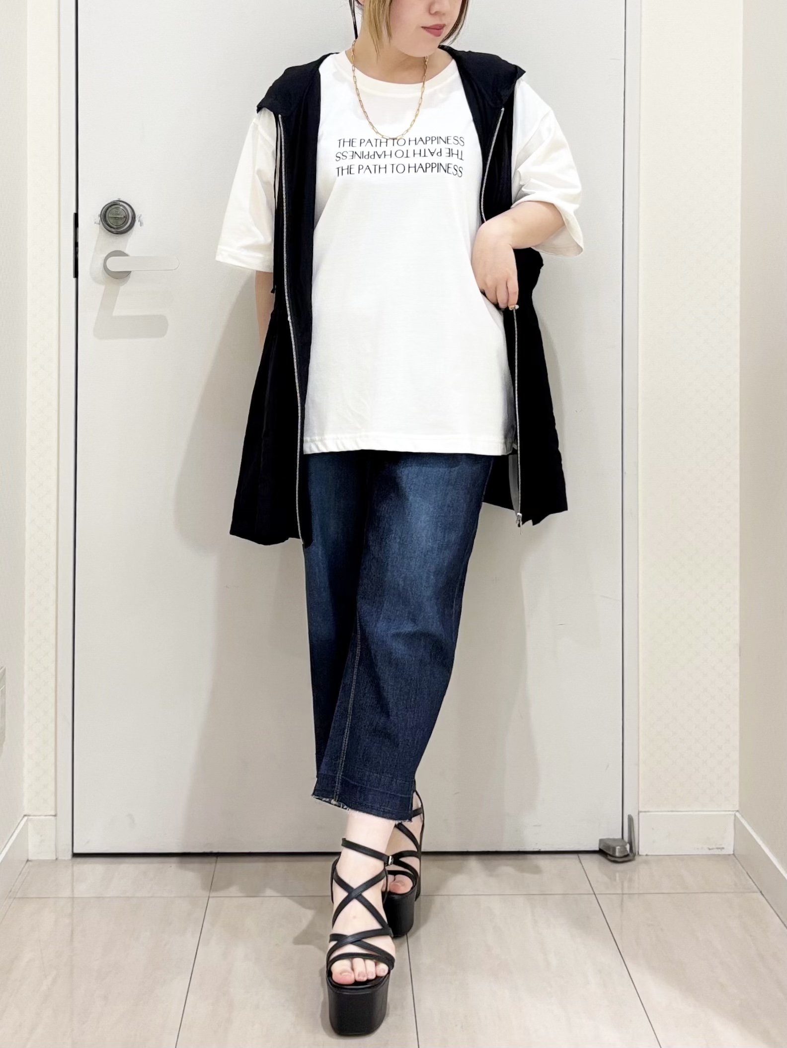 【大きいサイズ/機能素材】フロッキーロゴTシャツ
