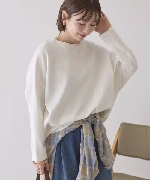 新商品!!ロングスリーブコクーンプルオーバー