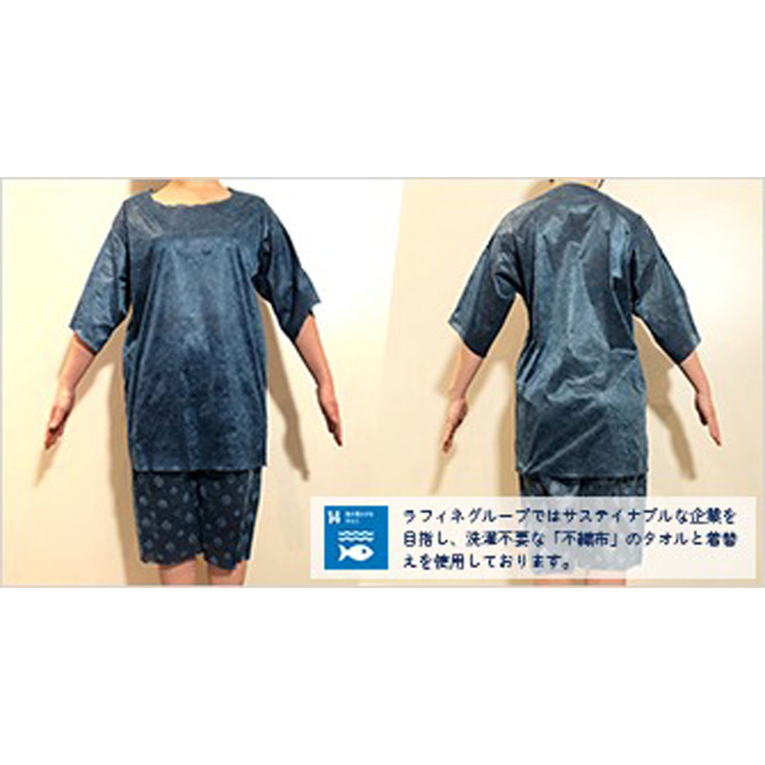 不織布お着替え（上）Tシャツ（下）ハーフパンツ