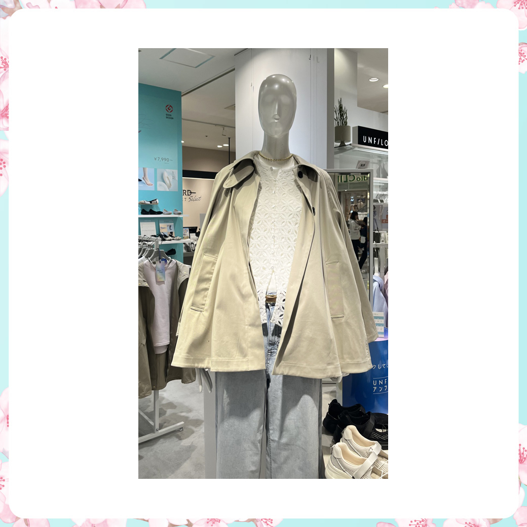 Ａラインスプリングコート