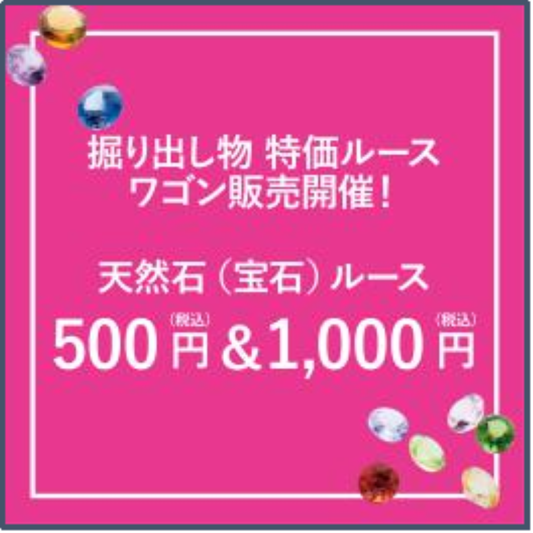 【期間限定】ミネラルルース ワゴン市 開催