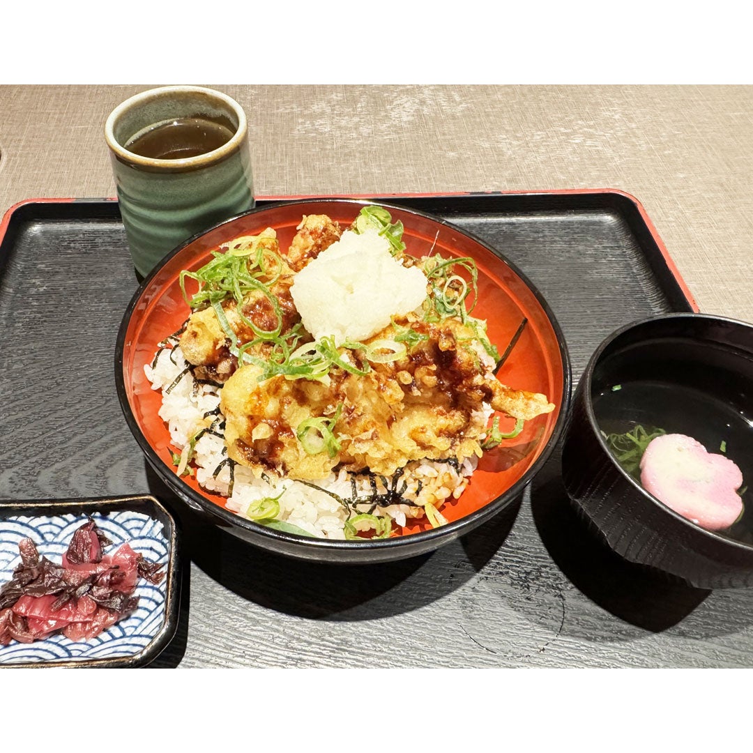 サクサクとり天丼