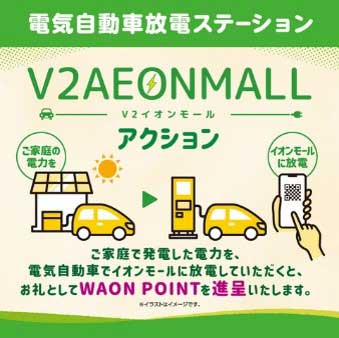 V2AEON MALL 電気ステーションのご案内