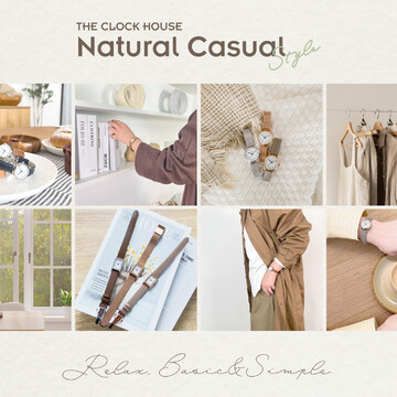 ＜THE CLOCK HOUSE＞ナチュラルカジュアルスタイルより休日のリラックスした装いに合う新モデル登場！