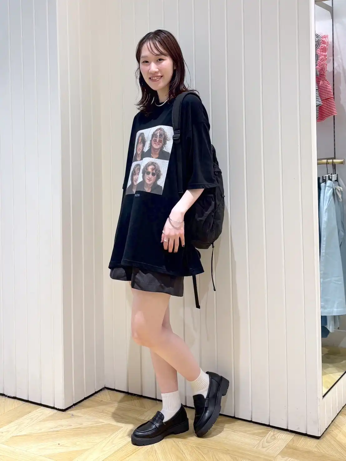 【LFMU/ユニセックス】ジョンレノンTシャツ☆