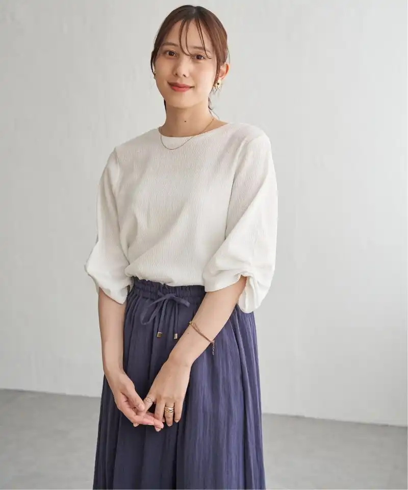 決算セール　ジャガードホイップスリーブプルオーバー40%off