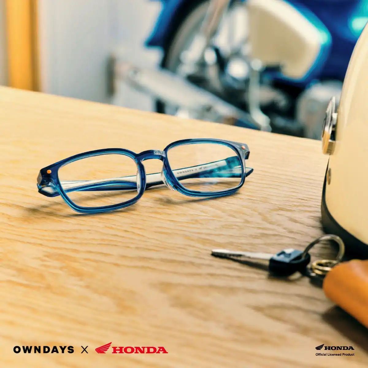 『OWNDAYS × Honda』走りのDNAと機能美をその目元に。Super Cub・CBRから生まれた、心 が走り出すアイウェアコレクション登場。