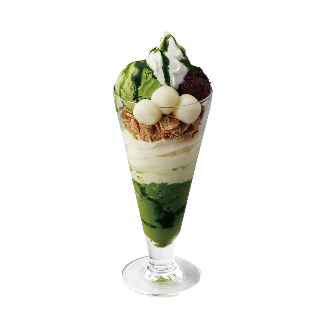 抹茶白玉パフェ 100円引き