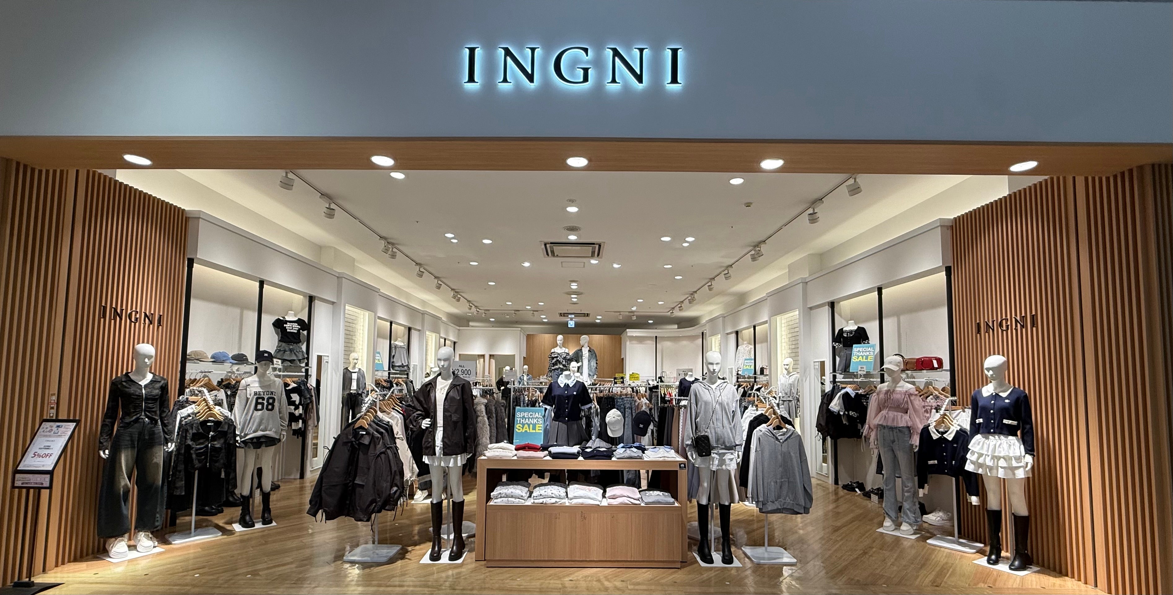 ショップ｜INGNI（イング）｜イオンモール京都桂川