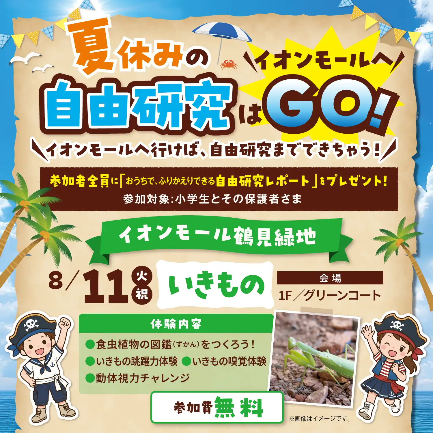 生命の不思議を発見！夏のいきもの自由研究