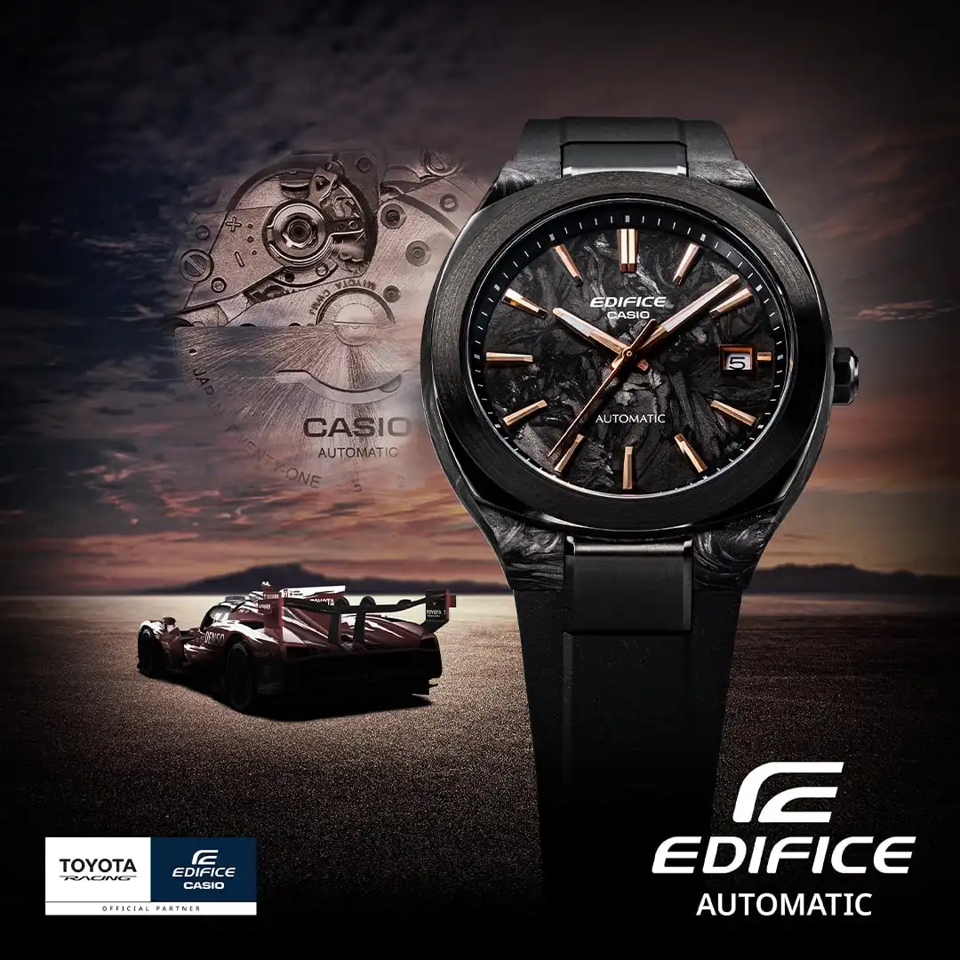 EDIFICE フォージドカーボンケース／ダイアル