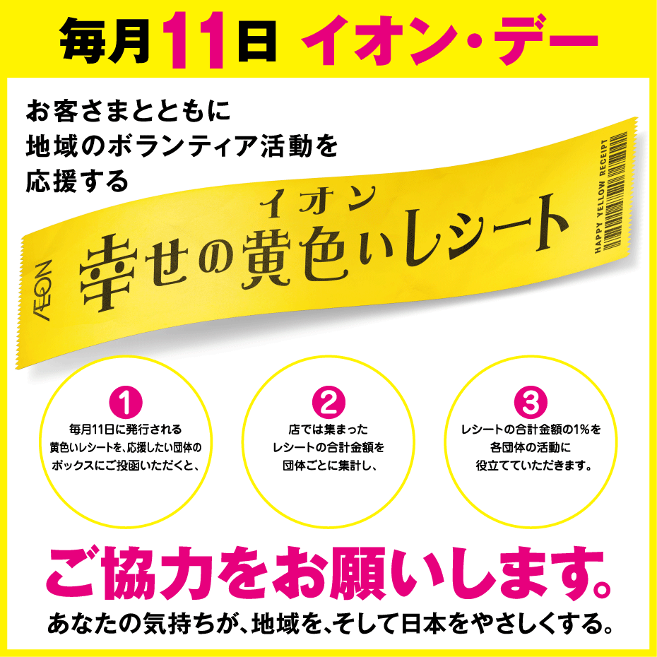 幸せの黄色いレシートキャンペーン
