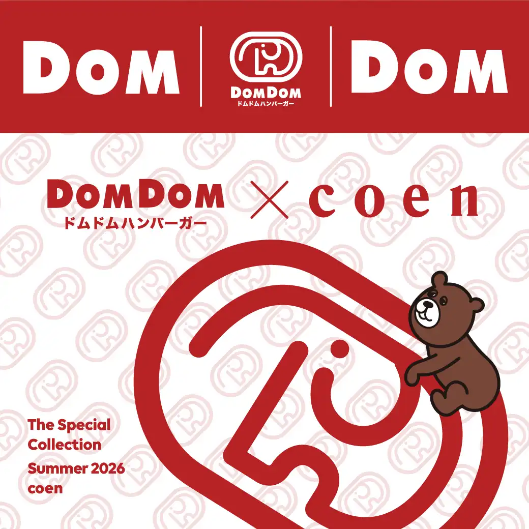 DOMDOM × coen コラボ商品発売中！