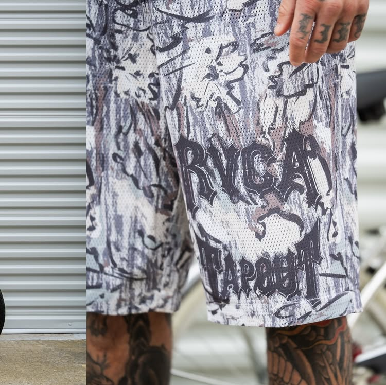 RVCA×TAPOUT　MESH SHORT